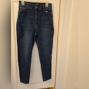 Fashion Nova Blue Skinny Jeans